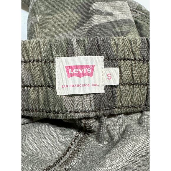 Levis Pants Womens Small Green Camo Jet Set Taper Joggers Cotton Stretch Street - Picture 4 of 7